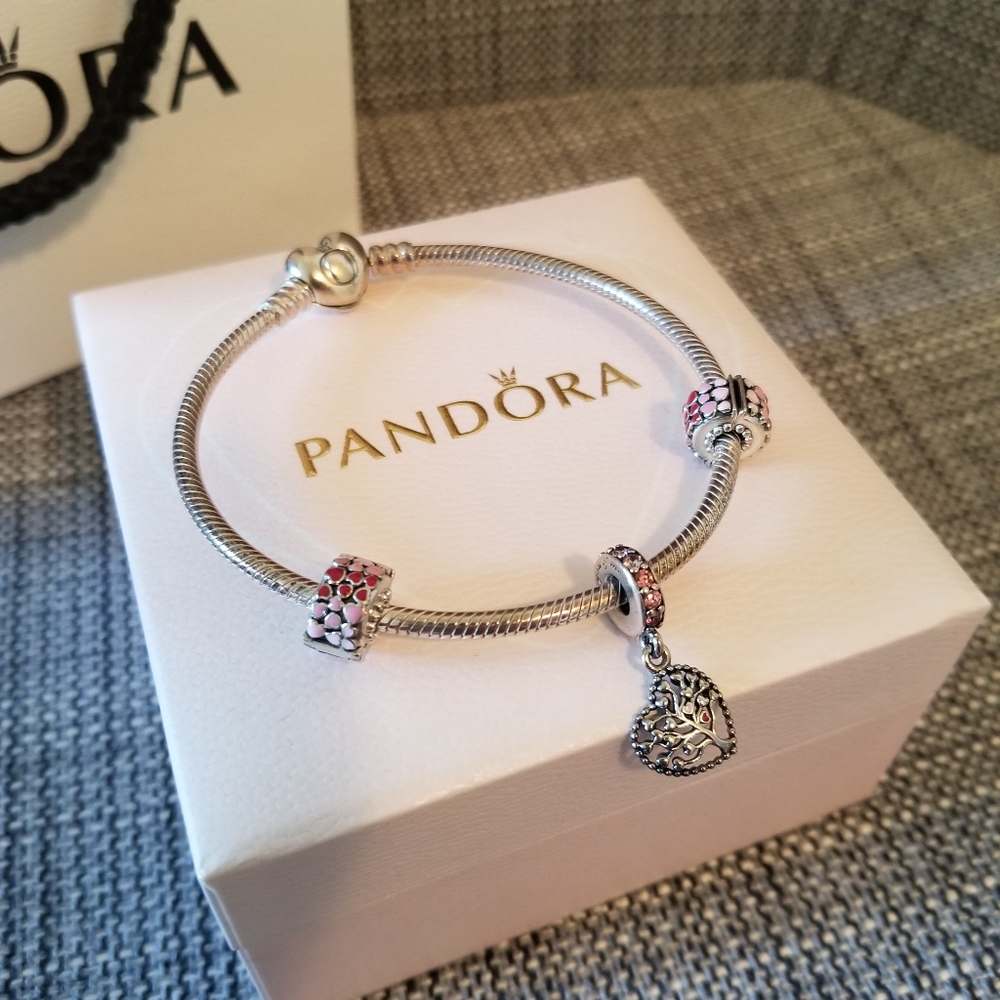 Pandora Tree of Love Bracelet Set